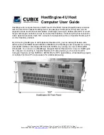 Preview for 1 page of Cubix HostEngine 4U User Manual