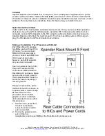 Предварительный просмотр 3 страницы Cubix Xpander Rack Mount 8 4U User Manual