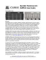 Preview for 1 page of Cubix Xpander Rackmount 8 5URP24 User Manual