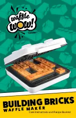 CucinaPro Waffle Wow! Building Bricks Care Instructions And Recipe Booklet предпросмотр