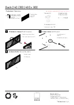 Предварительный просмотр 3 страницы Cucine Oggi Back Liner 240 x 900 Assembly Instructions