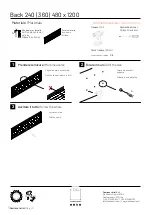 Предварительный просмотр 4 страницы Cucine Oggi Back Liner 240 x 900 Assembly Instructions