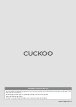 Предварительный просмотр 24 страницы Cuckoo CBT-H1031W/WHULUS User Manual