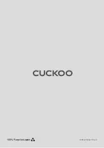 Preview for 20 page of Cuckoo CR - 14 Series Operating Instructions Manual