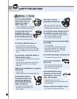 Preview for 6 page of Cuckoo CRP-DH06 Fuzzy Series Operating Instructions Manual