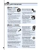 Preview for 8 page of Cuckoo CRP-DH06 Fuzzy Series Operating Instructions Manual