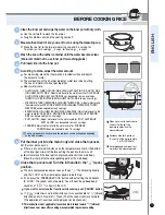 Preview for 17 page of Cuckoo CRP-DH06 Fuzzy Series Operating Instructions Manual