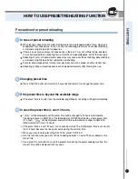 Preview for 31 page of Cuckoo CRP-DH06 Fuzzy Series Operating Instructions Manual