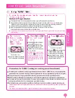 Preview for 17 page of Cuckoo CRP-FA06 Fuzzy Operating Instructions Manual