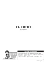 Предварительный просмотр 56 страницы Cuckoo CRP-G10 Series Operating Instructions Manual