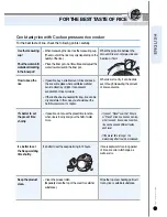 Предварительный просмотр 17 страницы Cuckoo CRP-HV06 Fuzzy Series Operating Instructions Manual