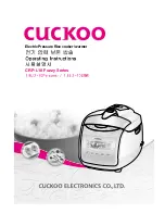 Предварительный просмотр 2 страницы Cuckoo CRP-L10 Fuzzy Series Operation Instruction Manual