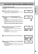 Предварительный просмотр 17 страницы Cuckoo CRP-LHT06 FUZZY Series Operating Instructions Manual