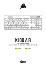 CUE K100 AIR Manual предпросмотр