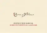 Cuervo y Sobrinos ROBUSTO PERPETUAL CALENDAR Instruction Manual предпросмотр