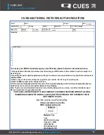 Предварительный просмотр 25 страницы CUES QT901 User Manual