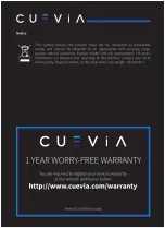 Предварительный просмотр 13 страницы CUEVIA X-BAND 1 User Manual