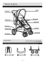 Предварительный просмотр 3 страницы CUGGL 4 WHEEL DELUXE PUSHCHAIR Manual