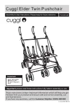 CUGGL Elder Twin Pushchair Assembly & User Instructions предпросмотр