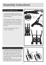 Предварительный просмотр 4 страницы CUGGL Elder Twin Pushchair Assembly & User Instructions