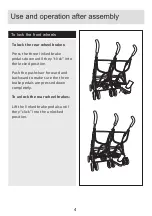 Предварительный просмотр 5 страницы CUGGL Elder Twin Pushchair Assembly & User Instructions