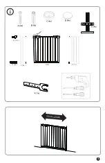 Предварительный просмотр 4 страницы CUGGL EXTRA WIDE HALLWAY GATE Manual