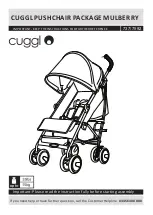 CUGGL MULBERRY 737/7592 Instructions Manual preview