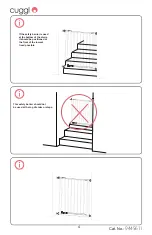 Предварительный просмотр 5 страницы CUGGL SLIM FIT SAFETY GATE WHITE 9445611 Care & Instruction Manual