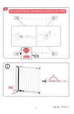 Предварительный просмотр 6 страницы CUGGL SLIM FIT SAFETY GATE WHITE 9445611 Care & Instruction Manual