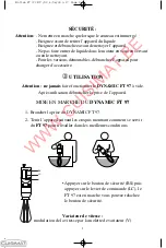 Preview for 3 page of CUISIMAT Dynamic FT 97 User And Maintenance Manual