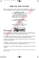 Preview for 13 page of CUISIMAT Dynamic FT 97 User And Maintenance Manual