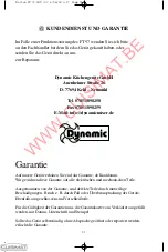 Preview for 21 page of CUISIMAT Dynamic FT 97 User And Maintenance Manual