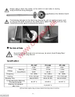 Предварительный просмотр 6 страницы CUISIMAT PC-167 User Manual