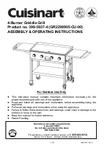 Preview for 1 page of Cuisinart 399-5937-4 Assembly & Operating Instructions