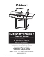 Cuisinart 85-3034-0 Assembly Manual предпросмотр