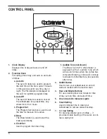 Preview for 6 page of Cuisinart ACUIDCC2200K1 - Cu DCC-2200 Coffeemaker Instruction Booklet