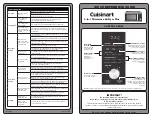 Cuisinart AirFryer Plus AMW-90 Quick Reference Manual предпросмотр