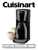 Cuisinart Automatic Brew & Serve User Manual preview