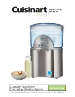 Cuisinart Baby CleanWater WCH-1500BY Instruction Booklet preview