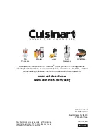 Предварительный просмотр 12 страницы Cuisinart Baby CleanWater WCH-1500BY Instruction Booklet