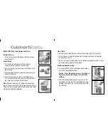 Preview for 1 page of Cuisinart BFM-STORC Quick Start Manual