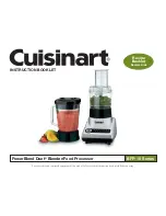 Preview for 1 page of Cuisinart BFP 10 - PowerBlend Trio Instruction Booklet