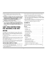 Preview for 3 page of Cuisinart BFP 10 - PowerBlend Trio Instruction Booklet