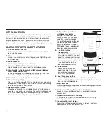 Preview for 4 page of Cuisinart BFP-10CH - Duet Blender Food Processor Chrome Instruction Booklet