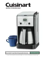 Предварительный просмотр 1 страницы Cuisinart Brew Central DCC-2700 Series Instruction Booklet