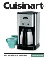 Cuisinart Brew Central Thermal DCC-1400C Series Instruction Book preview