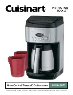 Cuisinart Brew Central Thermal DCC-2400STR Instruction Booklet preview