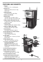 Предварительный просмотр 5 страницы Cuisinart Burr Grind & Brew DGB-800 Series Instruction Booklet