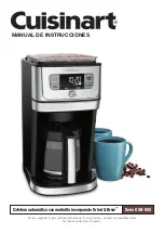 Предварительный просмотр 17 страницы Cuisinart Burr Grind & Brew DGB-800 Series Instruction Booklet