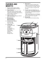 Предварительный просмотр 6 страницы Cuisinart Burr Grind & Brew DGB-900 Series Instruction Booklet